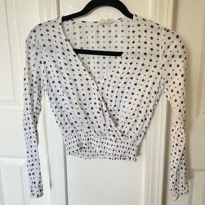 Cute Blue & White Top